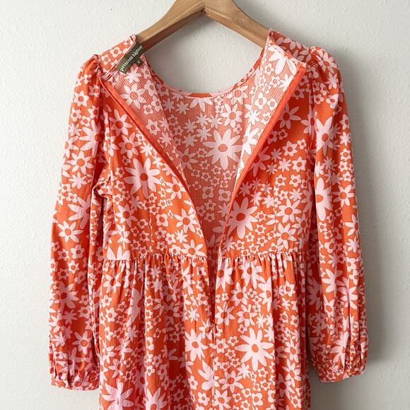 Princess Highway Babette Mini Dress Organic Cotton Long sleeve women’s size 12 - Picture 9 of 13